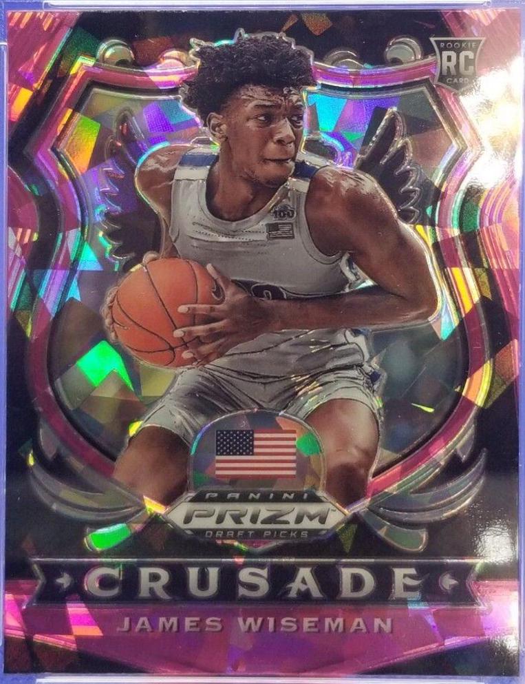 James Wiseman Rookie authentic Pink Ice Gem Mint 10