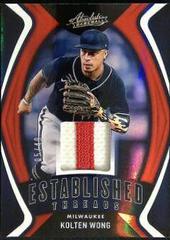 Kolten Wong [Retail] #ET-KW Baseball Cards 2022 Panini Absolute Established Threads Prices