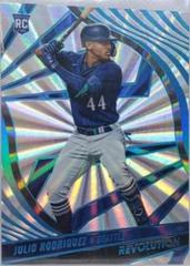 Julio Rodriguez [Sunburst] #33 Baseball Cards 2022 Panini Chronicles Revolution Prices