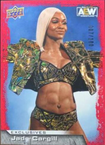 Jade Cargill [Exclusive] #73 Wrestling Cards 2022 Upper Deck AEW