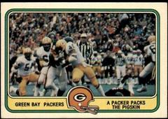 Green Bay Packers [A Packer Packs the Pigskin] #19 Football Cards 1981 Fleer Team Action Prices