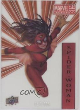 Spider-Woman #22 Marvel 2021 Upper Deck Annual Suspended Animation