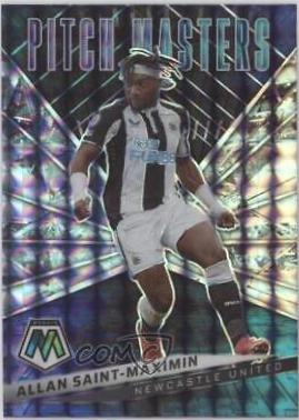 Allan Saint-Maximin #19 Soccer Cards 2021 Panini Mosaic Premier League Pitch Masters