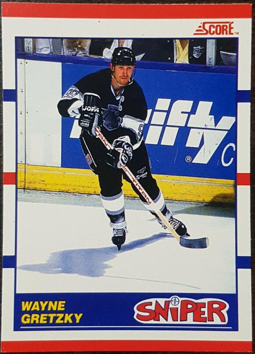 Wayne Gretzky #336 Hockey Cards 1990 Score Canadian