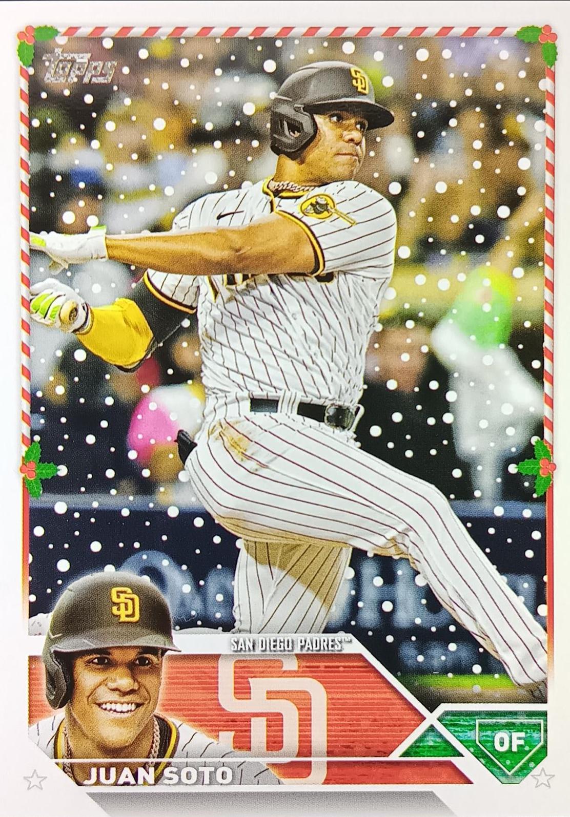 Juan cheapest Soto 2021 Holiday Card 10/10 Make an offer and read Below