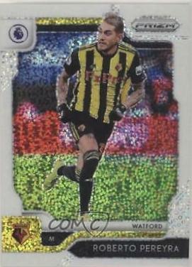 Roberto Pereyra [White Sparkle] #111 Soccer Cards 2019 Panini Prizm Premier League