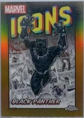 Black Panther [Gold Refractor] #MI-2 Marvel 2024 Topps Chrome Icons Prices