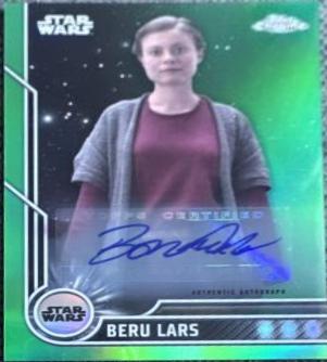 Beru Lars [Green Refractor] #12 Star Wars 2023 Topps Chrome