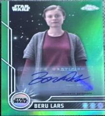 Beru Lars [Green Refractor] #12 Star Wars 2023 Topps Chrome Prices