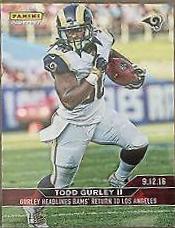 Todd Gurley II #5 Football Cards 2016 Panini Instant NFL