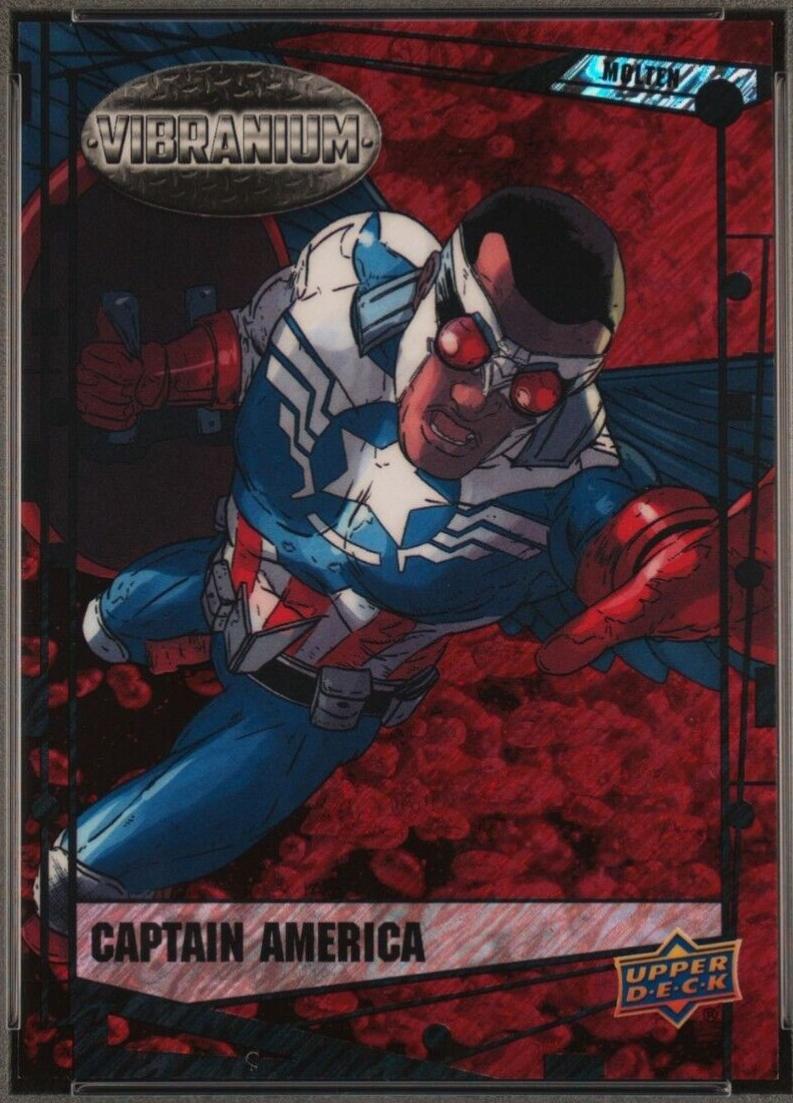 Captain America [Molten] #1 Marvel 2015 Upper Deck Vibranium