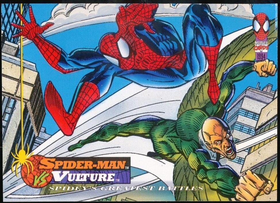 Spider-Man vs. Vulture #112 Marvel 1994 Fleer Amazing Spider-Man