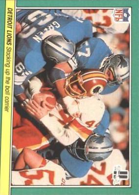 Lions #18 Football Cards 1984 Fleer Team Action