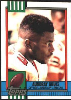 Aundray Bruce #474 Football Cards 1990 Topps Tiffany