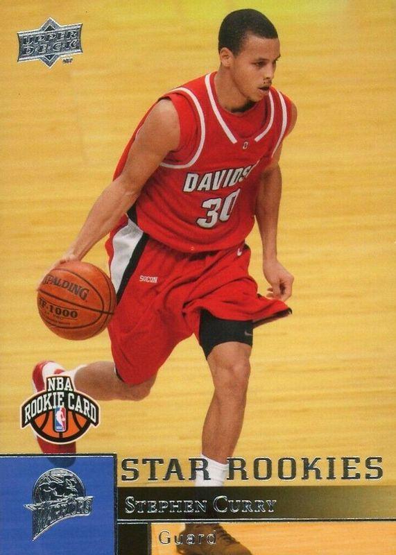 Stephen Curry upper deck rookie fashion card golden state warriors Steph