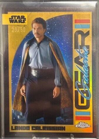 Lando Calrissian [Gold Refractor] #GG-1 Star Wars 2024 Topps Chrome Galactic Gear