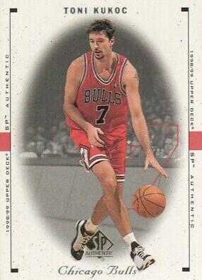 Toni Kukoc #20 Basketball Cards 1998 SP Authentic