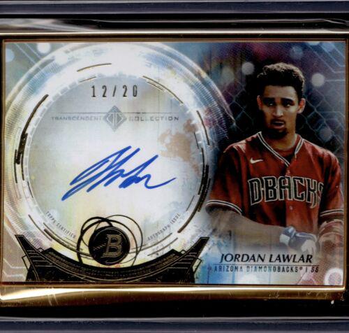 Jordan Lawlar [SP Variation] #TCAV-JLR Baseball Cards 2022 Bowman Transcendent Autographs