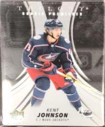 Kent Johnson #RP-KJ Hockey Cards 2022 Upper Deck Trilogy Rookie Premier