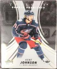 Kent Johnson #RP-KJ Hockey Cards 2022 Upper Deck Trilogy Rookie Premier Prices