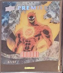 Carnage #5 Marvel 2023 Upper Deck Annual Premieres Prices