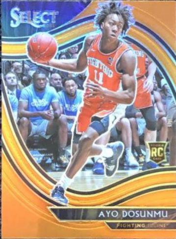 Ayo Dosunmu [Orange] #294 Basketball Cards 2021 Panini Chronicles Draft Picks