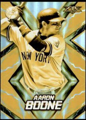 Aaron Boone [Gold Minted] #71 Baseball Cards 2017 Topps Fire