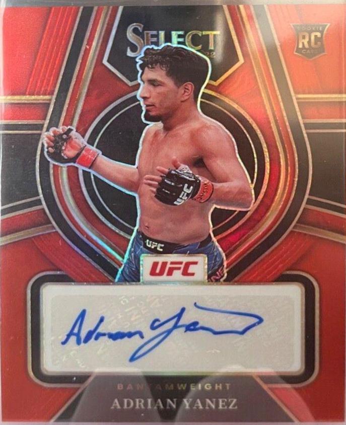 Adrian Yanez [Red] #RS-AYZ Ufc Cards 2022 Panini Select UFC Rookie Signatures