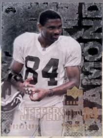 Shawn Jefferson [Gold] #7 Football Cards 2000 Upper Deck Black Diamond