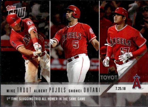 ☆ALBERT PUJOLS TOPPS 2018 #582 MLB 良けれ メジャーリーグ