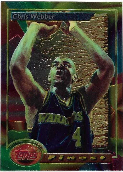 Chris Webber #212 Basketball Cards 1993 Finest