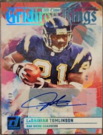 LaDainian Tomlinson [Autograph] #ATG-6 Football Cards 2023 Panini Donruss All Time Gridiron Kings