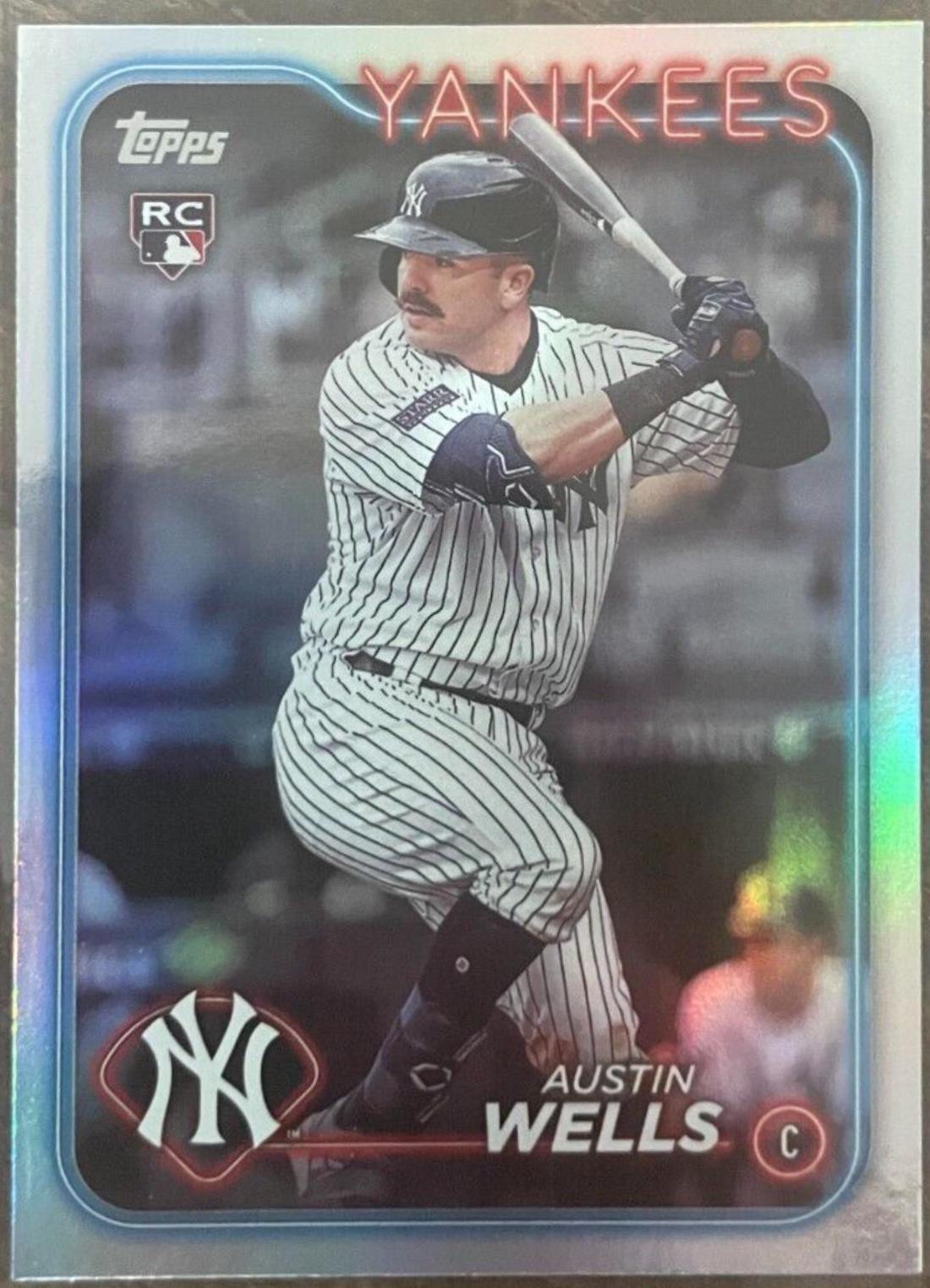 Austin Wells Rainbow Foil Prices Rookie Topps