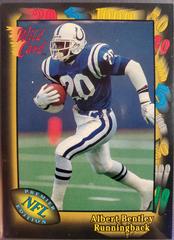 Albert Bentley #10 Football Cards 1991 Wild Card Prices