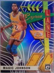 Magic Johnson [Blue] #20 Basketball Cards 2019 Panini Donruss Optic Express Lane Prices