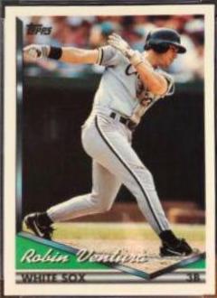 Robin Ventura #90 Baseball Cards 1994 Topps Bilingual