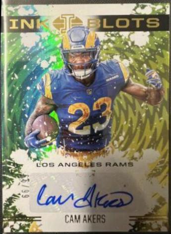 CAM AKERS 8/10 Auto Panini Illusions SUPERLATIVES rams. high quality