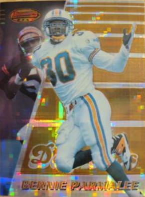 Bernie Parmalee [Atomic Refractor] #73 Football Cards 1996 Bowman's Best