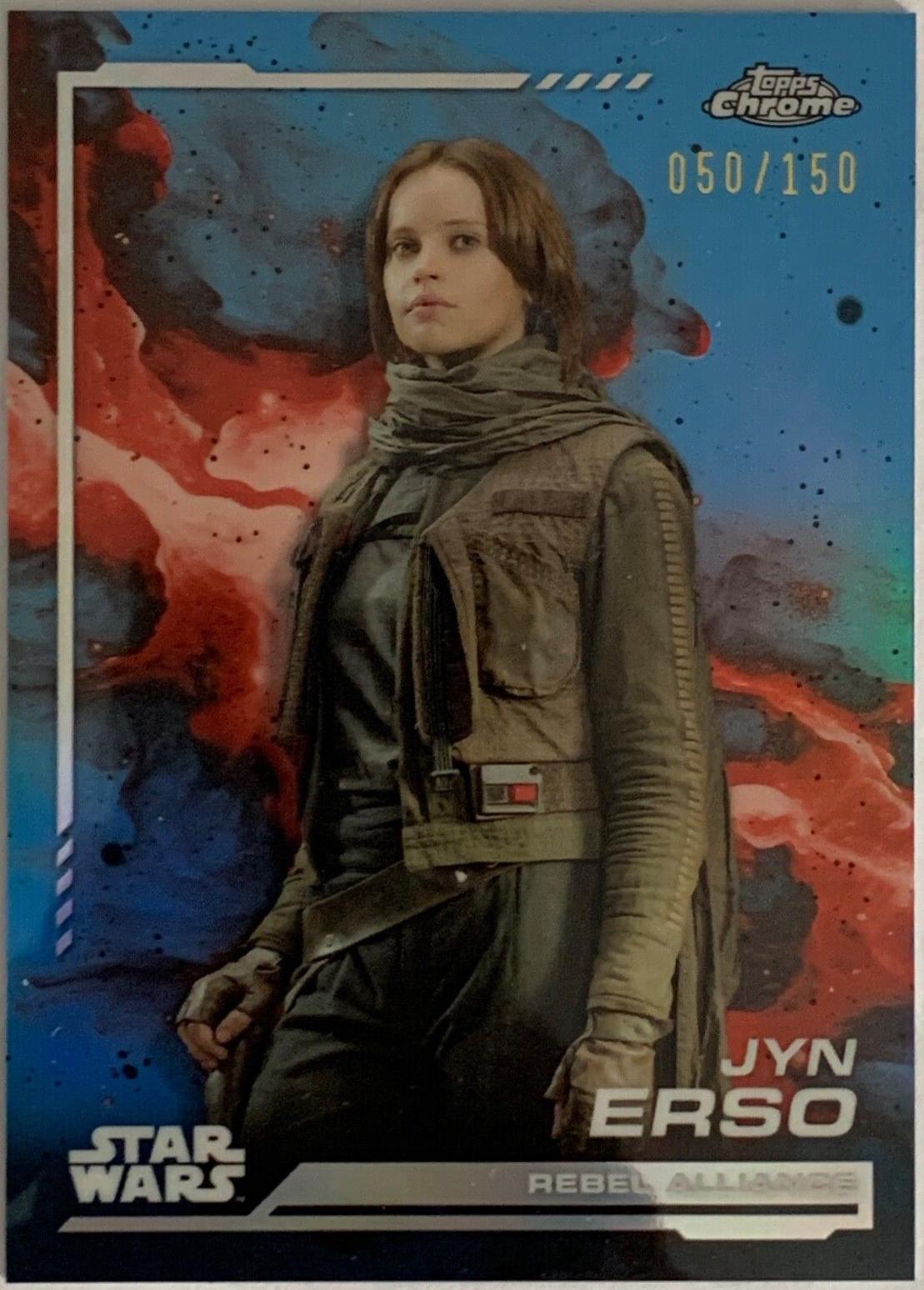 Jyn Erso [Skywalker Blue Refractor] #119 Star Wars 2024 Topps Chrome