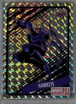 Hawkeye #B5 Marvel 2021 Upper Deck Annual Backscatters