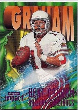 Kent Graham [Rave] #126 Football Cards 1997 Skybox Impact