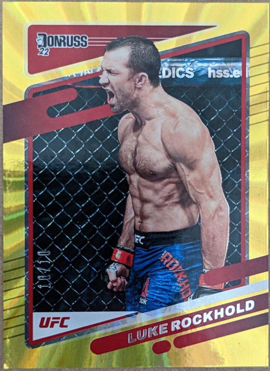 Luke Rockhold [Gold] #102 Ufc Cards 2022 Panini Donruss UFC