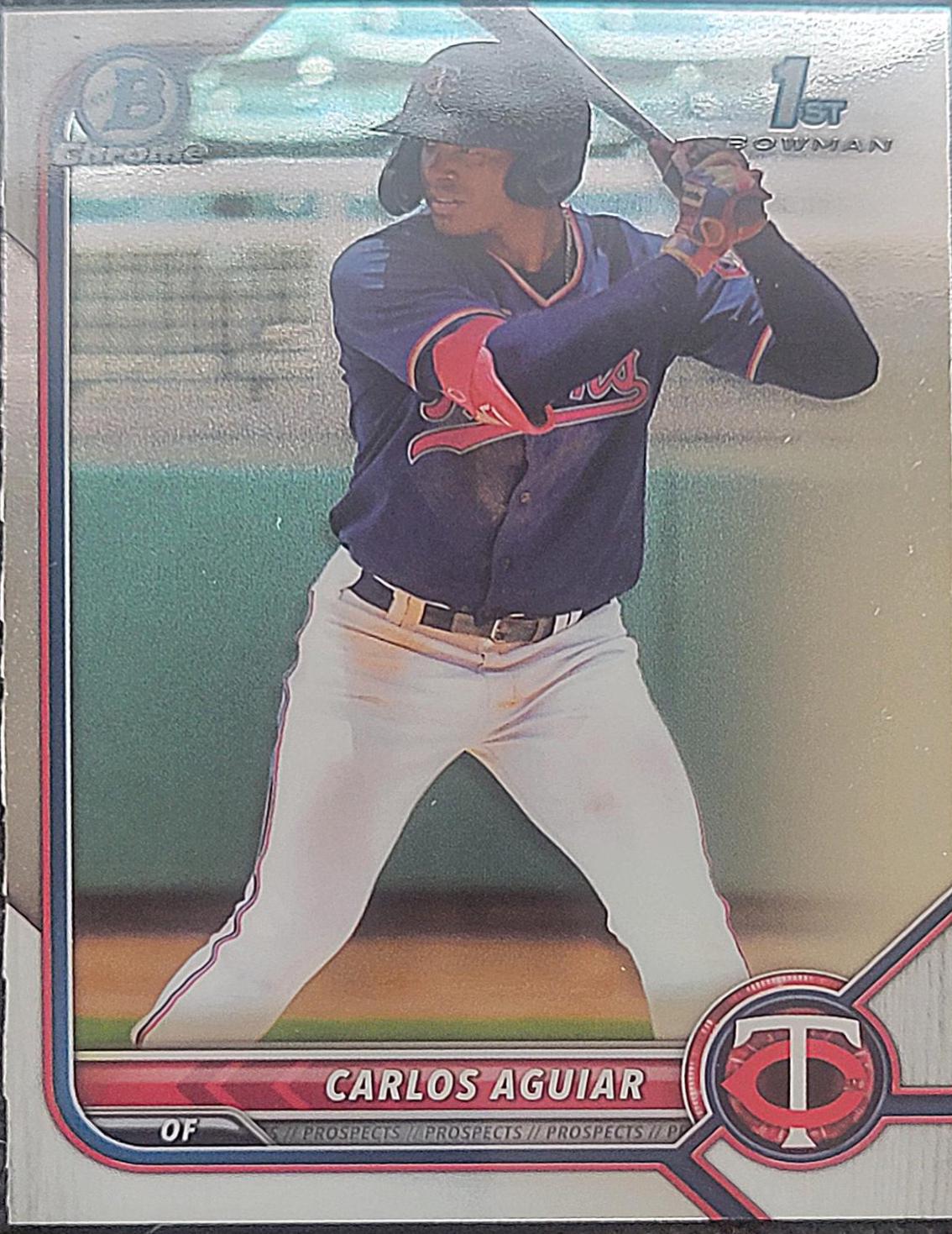 Carlos Aguiar #BCP-1 Baseball Cards 2022 Bowman Chrome Prospects