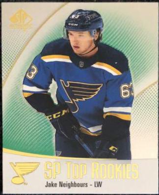 Jake Neighbours [Green] #TR-22 Hockey Cards 2021 SP Authentic Top Rookies