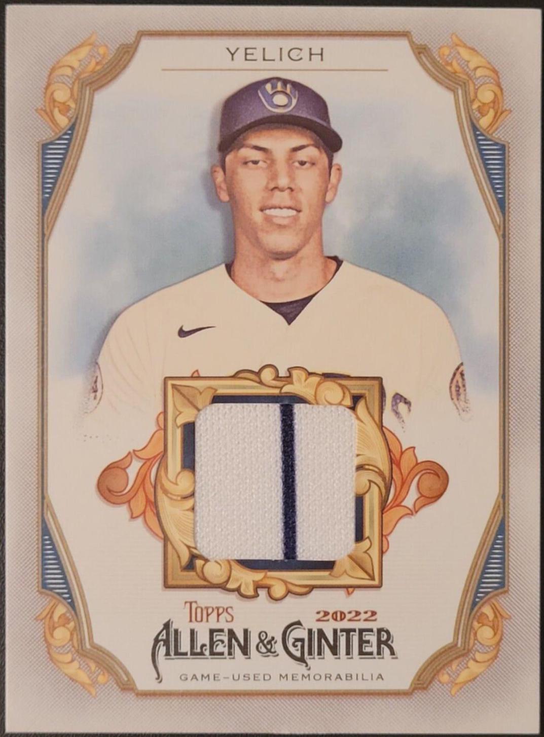 Christian Yelich #AGRB-CY Baseball Cards 2022 Topps Allen & Ginter Relics B