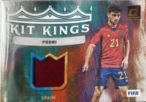 Pedri #KK-PRI Soccer Cards 2022 Panini Donruss Kit Kings