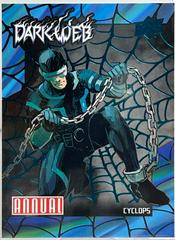 Cyclops [Turquoise] #DW-7 Marvel 2023 Upper Deck Annual Dark Web Prices