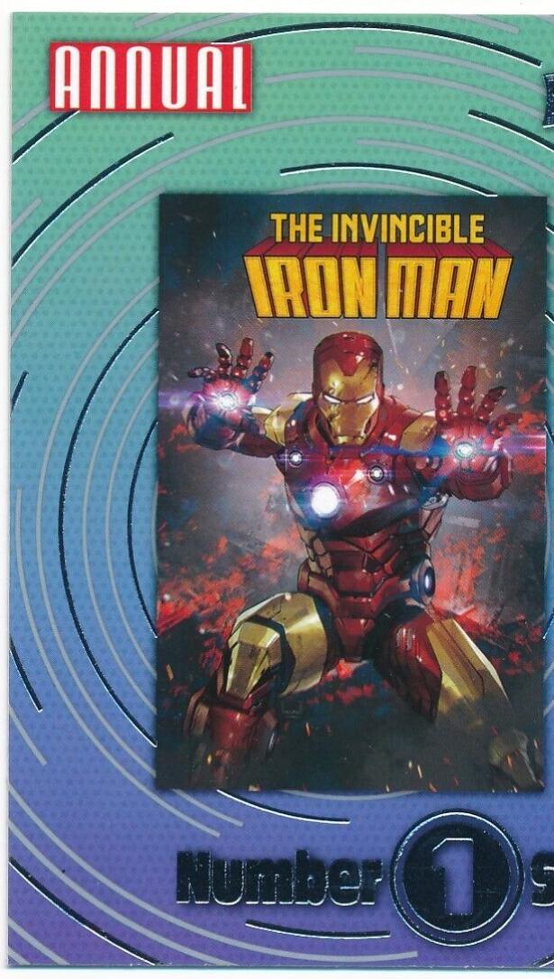 Invincible Iron Man #N1S-10 Marvel 2022 Upper Deck Annual Number 1 Spot