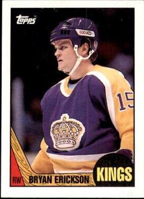 Bryan Erickson #130 Hockey Cards 1987 Topps