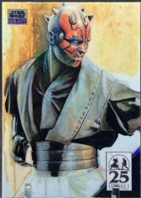 Jedi Slayer #AM-3 Star Wars 2024 Topps Chrome Galaxy Art of Darth Maul